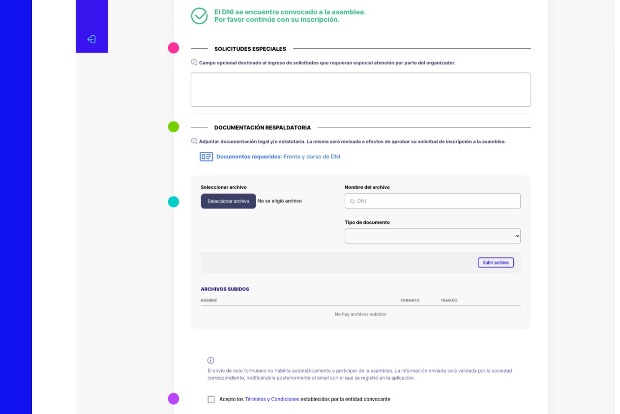 Pasos para inscribirse en la Asamblea Virtual en Ferro - Paso 11 Pasos para inscribirse en la Asamblea Virtual en Ferro - Paso 11